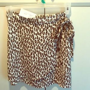 Leopard print skirt- above knee length